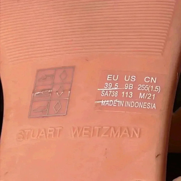 STUART WEITZMAN Sawyer Braided Jelly Flat Sandals Womens Size 9B - Picture 8 of 9